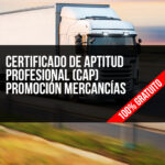 Certificado de Aptitud Profesional - Promoción Mercancías